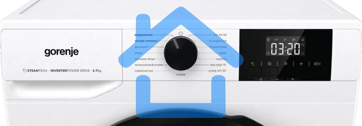 Стиральная машина Gorenje W1NGPI72SBS/C белый, загрузка фронтальная 7 кг, 1200 об/мин., класс: А