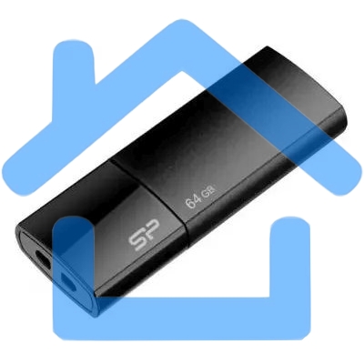 Флешка USB R/W 64Gb, Silicon Power Ultima U05, USB 2.0, черный