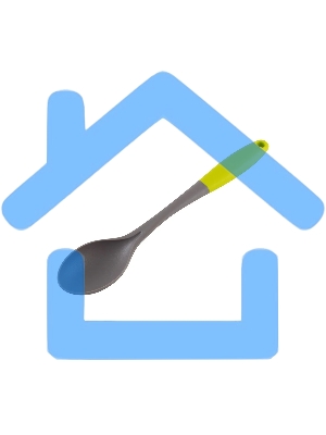 Ложка MALLONY из нейлона с цветной ручкой из TPR, серия Novita