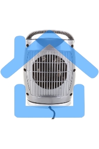 Тепловентилятор Ресанта ТВК-2, серебристый, 900/1800 Вт, 18 м2, термостат, поворот корпуса 67/2/4