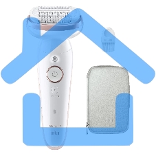 Электрический эпилятор BRAUN SES9-000 розовое золото/белый