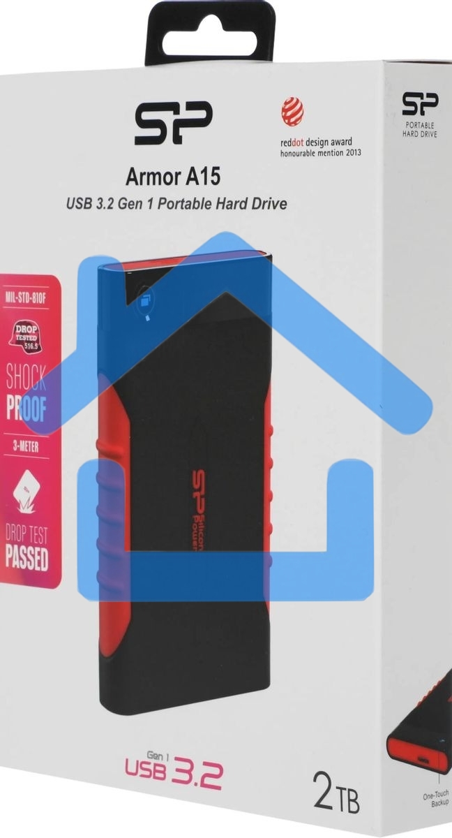 Внешний жесткий диск Silicon Power USB 3.0 2Tb SP020TBPHDA15S3L A15 Armor 2.5