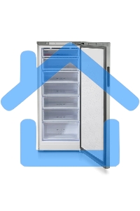 Морозильная камера Бирюса Б-M6046, металлик, 230л, 7 ящиков