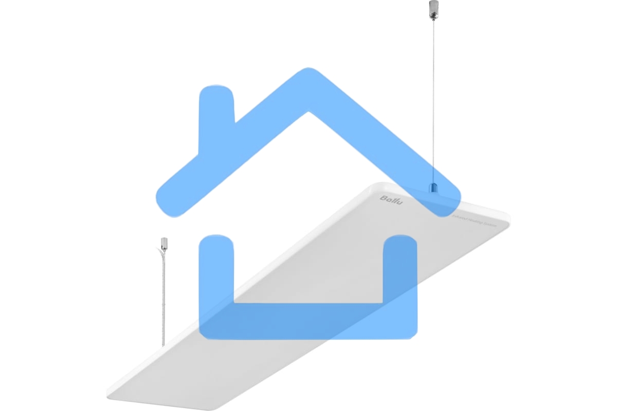 Обогреватель инфракрасный Ballu BIH-GSW-0.8 белый, 800 Вт, 16 м2