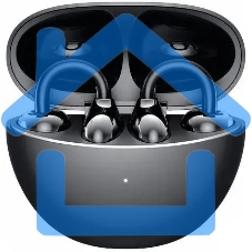 Гарнитура Honor Choice EARBUDS CLIP 5504ABYC MAK-ME00 черный