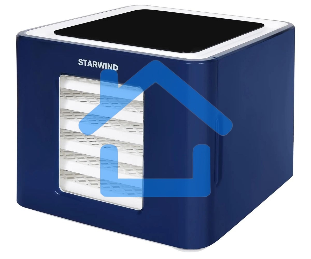Сушилка для овощей и фруктов StarWind SFD6430, синий, 6 поддонов