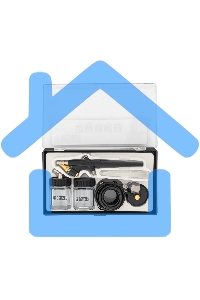 Аэрограф с нижним бачком AB2, 0,8 мм, 22 мл, 11 л/мин Denzel