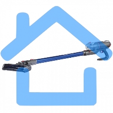 Беспроводной пылесос BQ VCA0102H серый/синий, питание от аккумулятора, 50 Вт, уборка сухая, пылесборник 0,45 л, работа от АКБ max 45 мин.