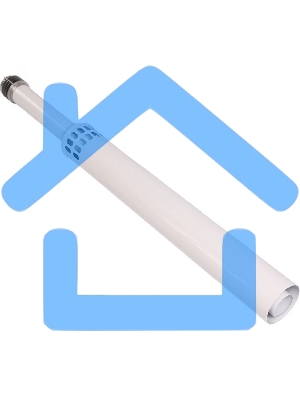 Труба коаксиальная с наконечником d 60-100 мм длина 750 мм