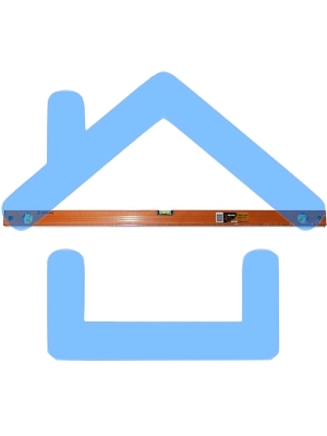 Уровень алюминиевый 2000мм фрезерованный 3 глазка Вихрь