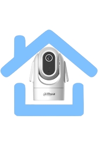 Мини-PT IP-видеокамера с Wi-Fi DAHUA 4Мп; 1/2.8” CMOS; объектив 4мм; механический ИК-фильтр; чувствительность 0.05лк@F1.6; сжатие: H.265+, H.265, H.264+, H.264, MJPEG; 2 потока до 4Мп@25к/с; видеоан