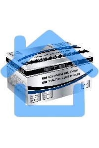 Таль цепная Stels 51946 2 т, h подъема 2,5 м, расстояние между крюками 400 мм