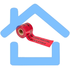 Лента сигнальная EKF lse-150x100-bas Basic ЛСЭ Осторожно кабель 150х100