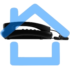 Телефон проводной Maxvi CS-01 черный