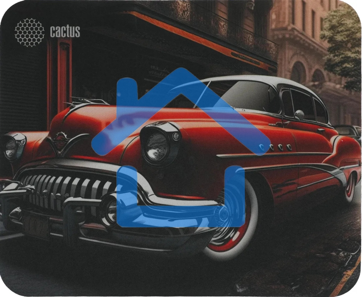 Коврик для мыши Cactus Red Car 300x250x2мм (CS-MP-P07M)