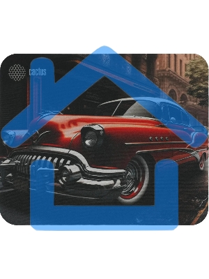 Коврик для мыши Cactus Red Car 300x250x2мм (CS-MP-P07M)