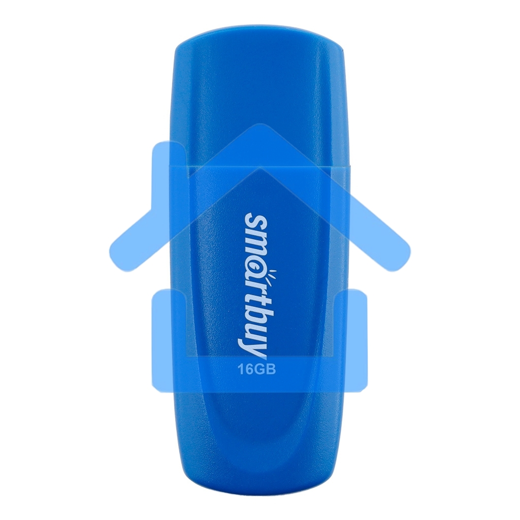 Флешка USB R/W Smartbuy R/W Scout Blue (SB016 Gb2SCB), 16 Gb, USB 2.0, R/W 15/12, синий