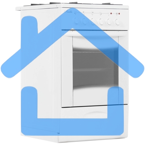 Плита комбинированная Лысьва ЭГ 401 МС-2у белый, газовых конфорок 4 шт, духовка 57 л, 50 см x 85 см x 60 см