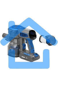 Пылесос вертикальный BBK BV3001 синий/серый, питание от аккумулятора, 150 Вт, уборка сухая, пылесборник 0.8 л, работа от АКБ max 30 мин