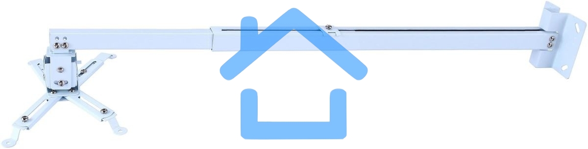 Кронштейн для проектора Buro PR04-140W белый макс.20кг потолочный поворот и наклон