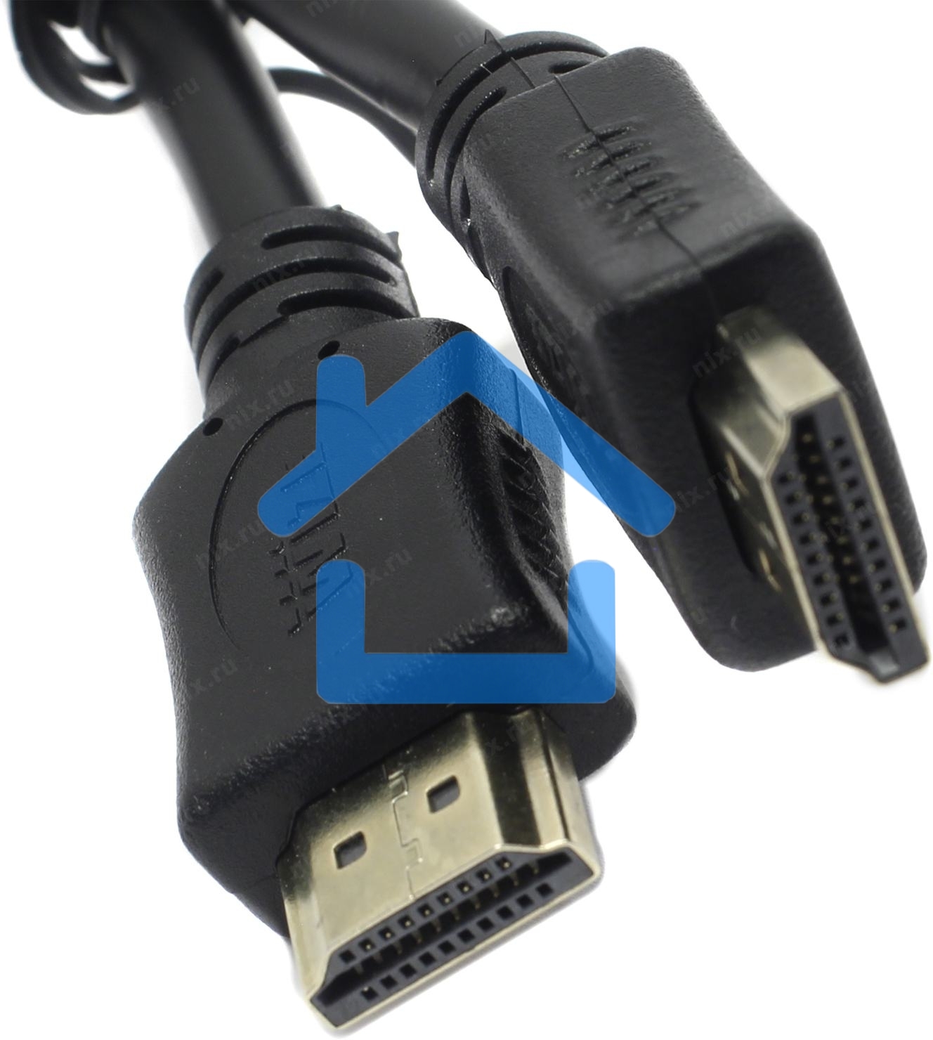 Кабель HDMI C-HM-HM-1.8M Wize, 1.8 м, v.2.0, 19M/19M, позол.разъемы, экран, черный, пакет