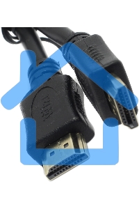 Кабель HDMI C-HM-HM-1.8M Wize, 1.8 м, v.2.0, 19M/19M, позол.разъемы, экран, черный, пакет