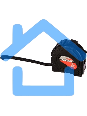 Рулетка Matrix 5мх19мм обрезиненный корпус, черный