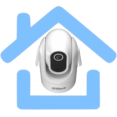 Мини-PT IP-видеокамера с Wi-Fi DAHUA 4Мп; 1/2.8” CMOS; объектив 4мм; механический ИК-фильтр; чувствительность 0.05лк@F1.6; сжатие: H.265+, H.265, H.264+, H.264, MJPEG; 2 потока до 4Мп@25к/с; видеоан
