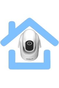 Мини-PT IP-видеокамера с Wi-Fi DAHUA 4Мп; 1/2.8” CMOS; объектив 4мм; механический ИК-фильтр; чувствительность 0.05лк@F1.6; сжатие: H.265+, H.265, H.264+, H.264, MJPEG; 2 потока до 4Мп@25к/с; видеоан