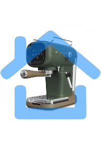 Кофеварка эспрессо BQ CM2005 зеленый, исп. кофе - молотый, 0.6 л, 1100 Вт, 20 Бар.