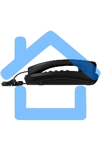 Телефон проводной Maxvi CS-01 черный