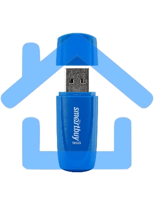 Флешка USB R/W Smartbuy R/W Scout Blue (SB016 Gb2SCB), 16 Gb, USB 2.0, R/W 15/12, синий