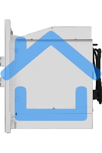 Микроволновая печь встраиваемая Maunfeld MBMO.20.1PGW белый, 20 л, 800 Вт, переключатели - поворотный механизм