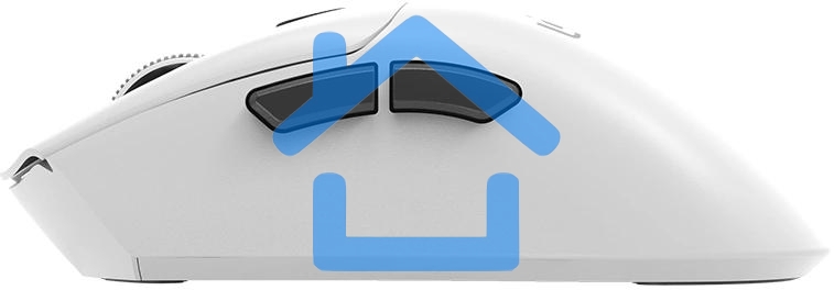 Мышь беспроводная Oklick 801GW белый, 10000 dpi, радиоканал, Bluetooth, USB, кнопки - 6