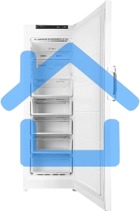 Морозильная камера Indesit DFZ 5175, белый, 250л, 5 ящиков