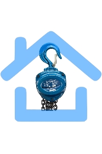 Таль цепная Stels 51946 2 т, h подъема 2,5 м, расстояние между крюками 400 мм