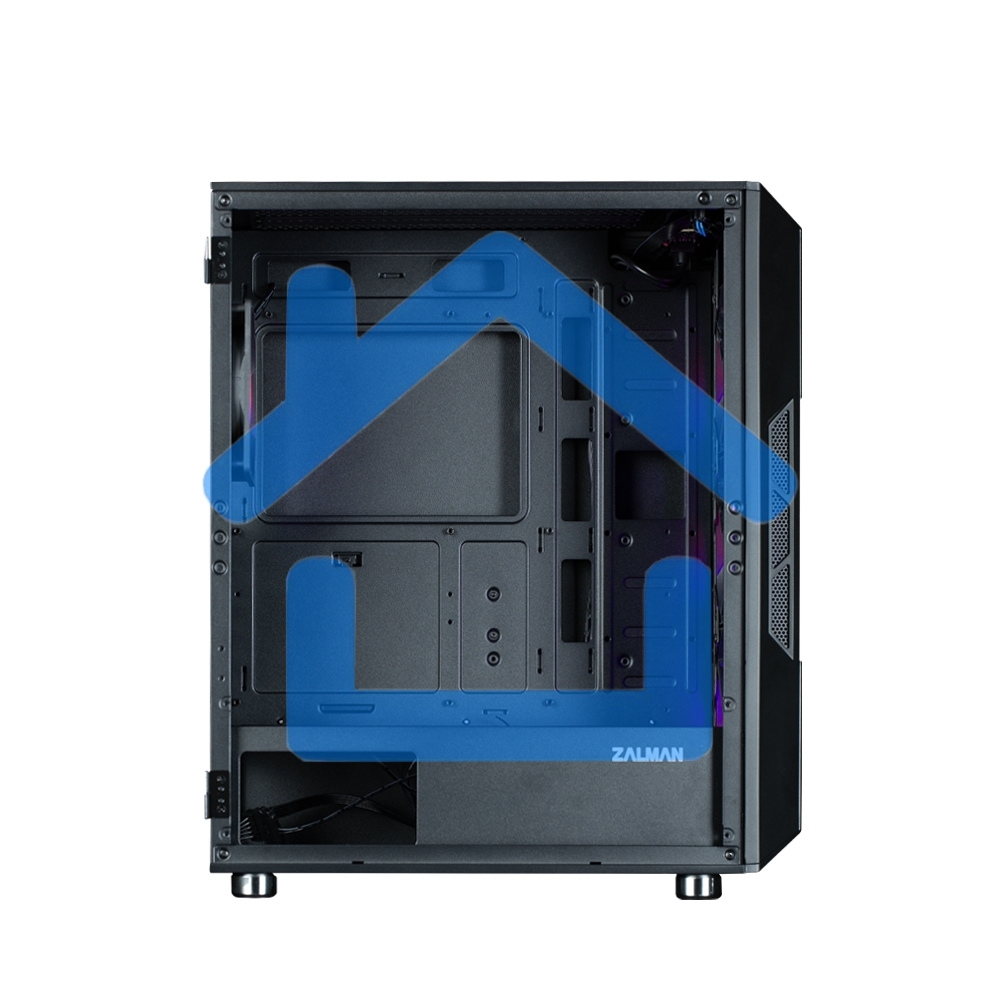 Компьютерный корпус ZALMAN I3 NEO ARGB черный, ATX, черный, FRONT MESH, WINDOW, 2x3.5