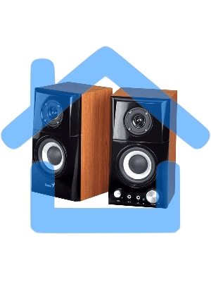 Колонки Genius SP-HF500A II, Bluetooth, wood, 16 W, 100–240 V, color: wood