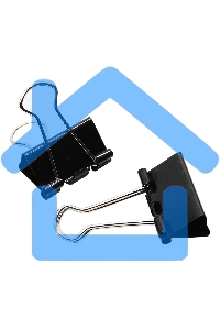 Зажимы Silwerhof 510015 сталь 25мм черный (упаковка: 12шт) картонная коробка