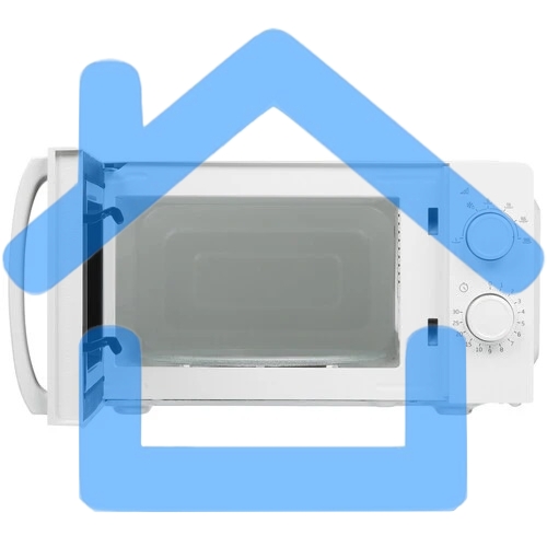Микроволновая печь Beko SOLO MOC20100W1 белый, 20 л, 700 Вт, переключатели - поворотный механизм