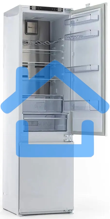 Встраиваемый холодильник Beko Diffusion BCNA306E2S двухкамерный белый