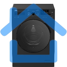 Стиральная машина Beko WSPE 6H612A черный, загрузка фронтальная 6,5 кг, 1200 об/мин., класс: А++