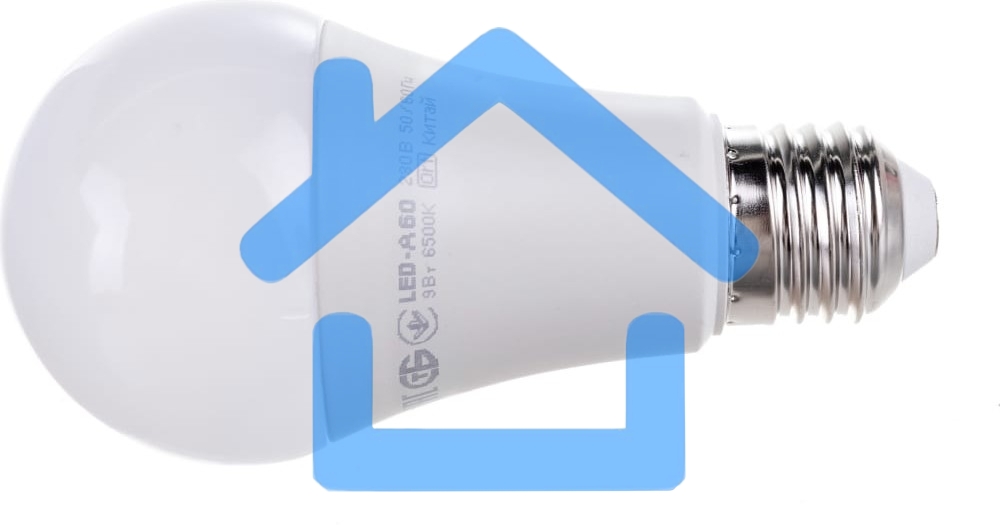 Лампа светодиодная IEK LLE-A60-9-230-65-E27 ECO A60 9 Вт грушевидная 230В 6500К E27