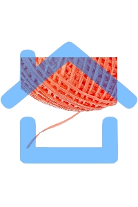 Шпагат полипропиленовый Сибртех 93983 1200 текс, 1,7 мм, L 400 м, Россия, красный