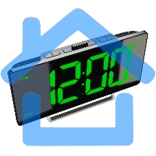 Радиочасы Soundmax SM-1561U(черный с белым)