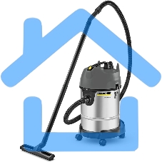 Пылесос Karcher NT 30/1 Me Classic Edition (1.428-568.0) серый, 1500 Вт, уборка сухая и влажная, пылесборник контейнер/мешок 30 л