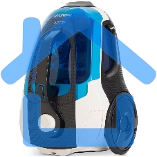 Пылесос Hyundai HYV-C3377 белый/синий, 380/2400 Вт, уборка сухая, пылесборник контейнер, 3.5 л