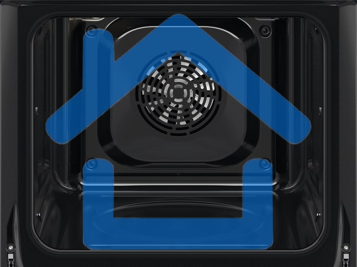 Встраиваемый духовой шкаф Electrolux EOF3H50BX 60 см, 72 л, 8 режимов, 59.4x59.5x56.9 см, очистка паром, нер. сталь