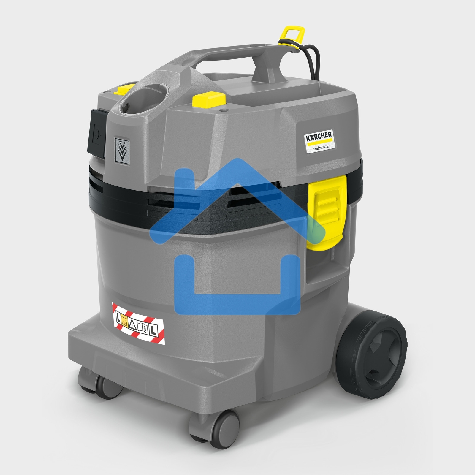 Пылесос строительный Karcher NT 22/1 Ap Te серый, 1300 Вт, уборка сухая/влажная, пылесборник мешок/контейнер, 22 л