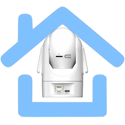 Мини-PT IP-видеокамера с Wi-Fi DAHUA 4Мп; 1/2.8” CMOS; объектив 4мм; механический ИК-фильтр; чувствительность 0.05лк@F1.6; сжатие: H.265+, H.265, H.264+, H.264, MJPEG; 2 потока до 4Мп@25к/с; видеоан